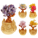 Crystal Money Tree Bonsai Feng Shui Bring Wealth Lucky Home Ornament 7inch