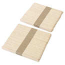 100 Pcs Disposable Wax Waxing Wooden Body Hair Removal Stick Applicator Spatula