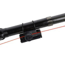 LED light Bite Fishing Electronic Alarm Buffer Sound Bell Alert Clip On Rod w/