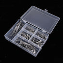 55pcs/box Stainless Steel & Ceramic Boat Fishing Rod Guides Line Ring W/ Box