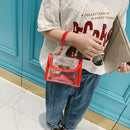 Korean Children'S Bag Spring And Summer New Shoulder Bag Hit Color Transpar