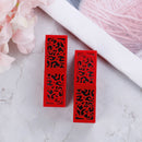 DIY`Empty cosmetic container lipstick tube with red hollow lip balm bottle ca %o