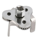 Universal Alloy Car Tool 3 Jaws Oil Filter Wrench Adjustable Spanner Remover