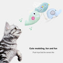4pcs Animal Pet Grinding Catnip Toys Mini Cute Cat Plush Interactive Toys A