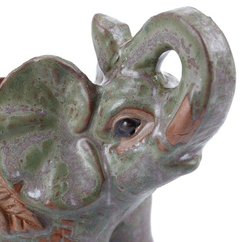 Ceramic Mini Elephant Cacti Succulent Plant Pot Flower Planter Garden Home