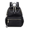 Women Large Capacity Backpack Preppy Nylon Solid Shoulder Travel Schoolbags