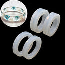 4PCS Silicone Mould Mold Round for Curve Bangle Bracelet Jewelry Making DIY U3J5