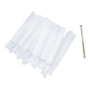 50 Color Clear False Nail Art Tips Polish Display Fan Sticks Practice Salon