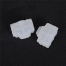 10Pcs Ethernet Hub Port RJ45 Anti Dust Cover Cap Protector Plug White M&