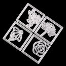 Four square Design Metal Cutting Die For DIY Scrapbooking Album LJaper Card LJ