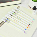 8PCS/Set Cute Korean Stationery Watercolor Pen Gel Set Pens Pro Color Kande N8Q2
