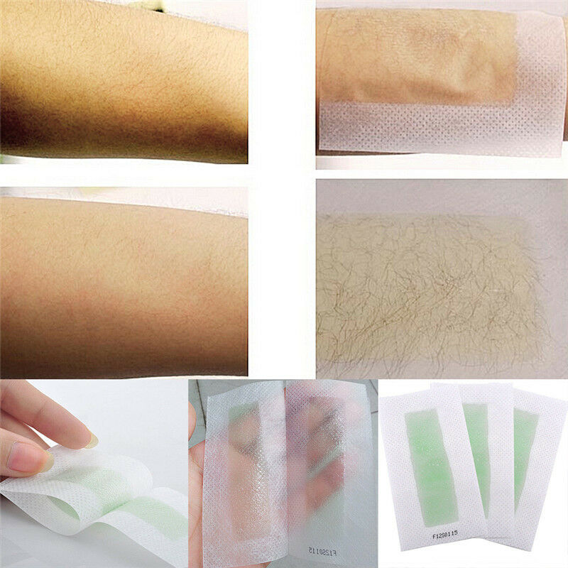 8PCS  Cold Wax Hair Removal Strips For Leg Body and Facial Hair FashionB Gn