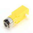 Arduino Smart Car Robot Plastic Tire Wheel with DC 3-6v Gear Motor for Robot 3C