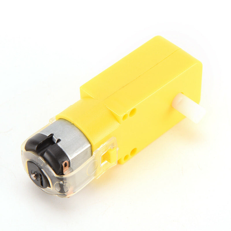 Arduino Smart Car Robot Plastic Tire Wheel with DC 3-6v Gear Motor for Robot 3C