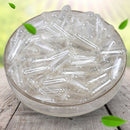 1000Pcs Transparent Empty Gelatin Capsules Pill Vcaps Clear Halal Separated boxS