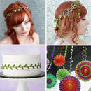 10M Nature Green Artificial Leaf Vine Wedding Decor Craft Wreath Flowers Garland