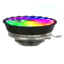 Wanjiafeng CPU Cooling Fan RGB Lighting 3 Pin Desktop Air Cooler Radiator A