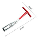 T-Handle Universal Joint Spark Plug Socket Wrench Car Repair Spanner (14mm)