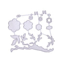 1pc Plum Branches Cutting Dies Stencil Craft Embossing Cut Die For DIY