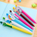 Cute Cartoon Animals Ball Pen Needle Tip Black Novelty Students Pattern Gif M1W7