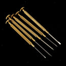 5Pcs 0.8mm-1.6mm Watch Glasses Flat  Screwdriver Repair Tools Set
