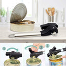 Anti Slip Manual Stainless Steel Jar Tin Beer Bottle Cans Opener with Hook