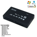 Mini All In One USB Multi Memory Card Reader High Speed For CF XD SD MMC SDHC MS