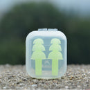 Hot Random Silicone Ear Plugs Anti Noise Hearing Protection Earplugs 1Pair + Box