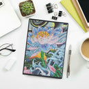 DIY Lotus Special Shaped Diamond Painting 50 Pages A5 Sketchbook Notebook