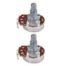 6 Pcs Left Right Tuning Key Tuner A250K Audio Volume Tone Pot for Guitar