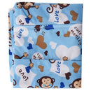 Baby cloth waterproof diaper bag Reusable washable diaper Double zip closur