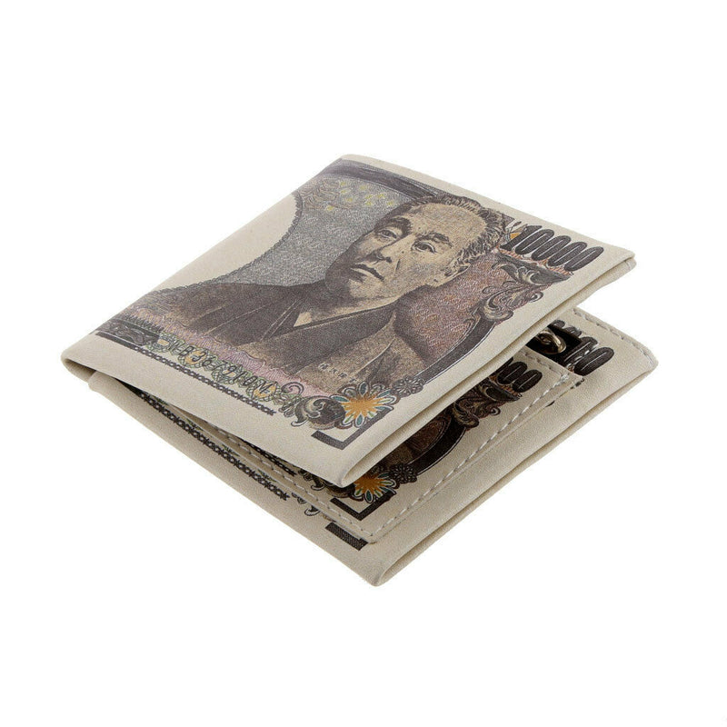 Unisex Paper Money Purse JPY 10000 Yen Wallet Women & Mens Folding Bag