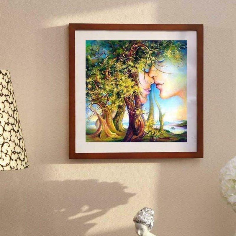 Lover Tree 5D Round Full Drill Diamond Painting Embroidery DIY Cross Stitch