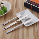 Portable Combination Cutlery Three Sets Of Cutlery Spoons Multifunctional C