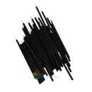 50Pcs Cosmetic Makeup Tool Disposable Eyeliner Liquid Wand Lip Brush Applicator#