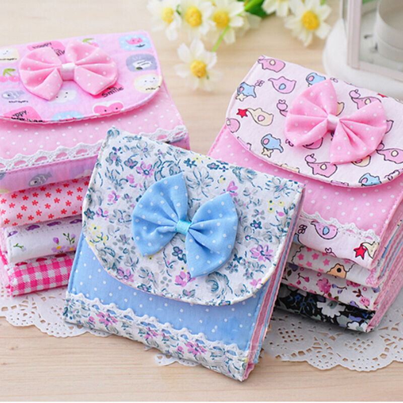 Women Girl Sanitary Napkin Towel Pads Small Bag Purse Holder Organizer AU72