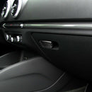 Carbon Fiber Co-Pilot Storage Box Switch Panel Decoration Cover Trim for Au