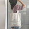 Large Capacity Canvas Shoulder Bag Fabric Cotton Cloth Shopping Handbags Bag Hn