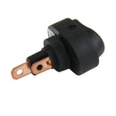 2 Pieces White & Yellow Dot LED 12V Car/Boat Rocker OFF/ON SPST Switch 20A