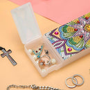 DIY Mandala Special Shaped Diamond Painting Students Pencil Storage Case