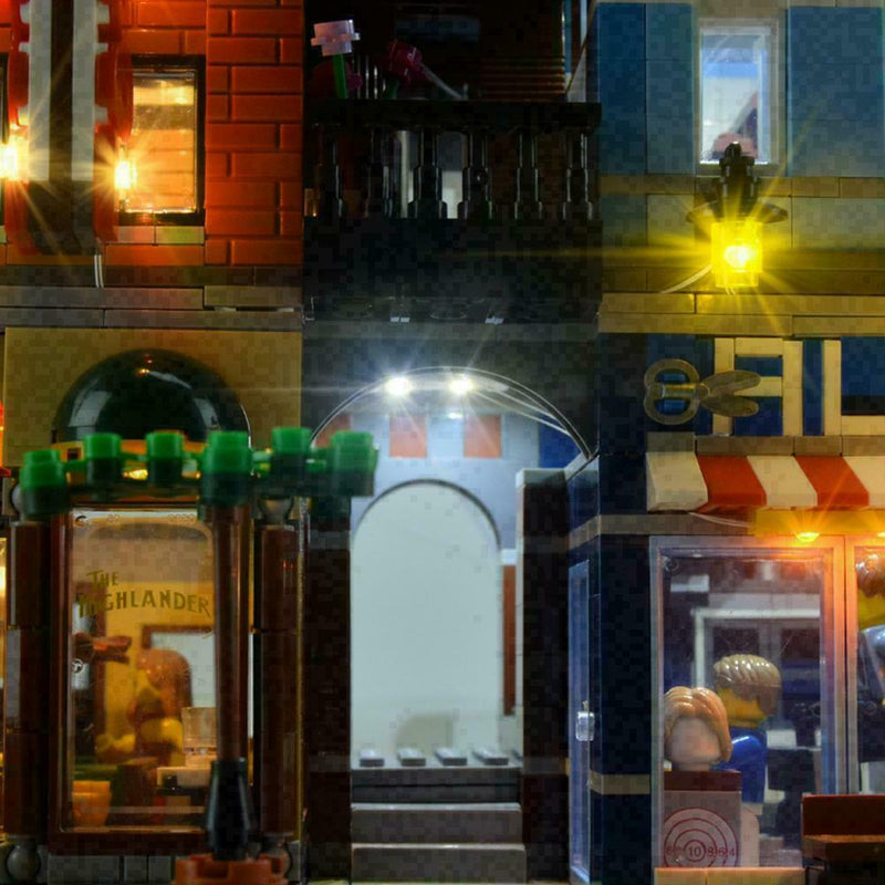 Lighting Kit For LEGO Creator 10246 Detective's Agency W2R0 (LED LIGHT KIT L0J9