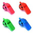 2X Colourful football Whistles / Classic Pea Whistle - Referee /  FT