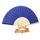 2 Pieces Set Bamboo Classic Folding Fans Retro Fan Weddding Favors