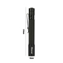 Skywolfeye XPE LED 3 Modes Flashlight Zoomable Torch Aluminum Alloy Lamp