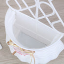 Artificial Rattan Wall Hanging Basket Flower Vase Home Decoration Random ColoR3C