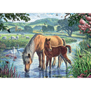 5D DIY Full Drill Diamond Painting Horse Drinking Cross Stitch Embroidery