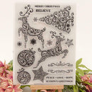 Christmas Transparent Stamp Seal for DIY Photo Album Decorative Card Making