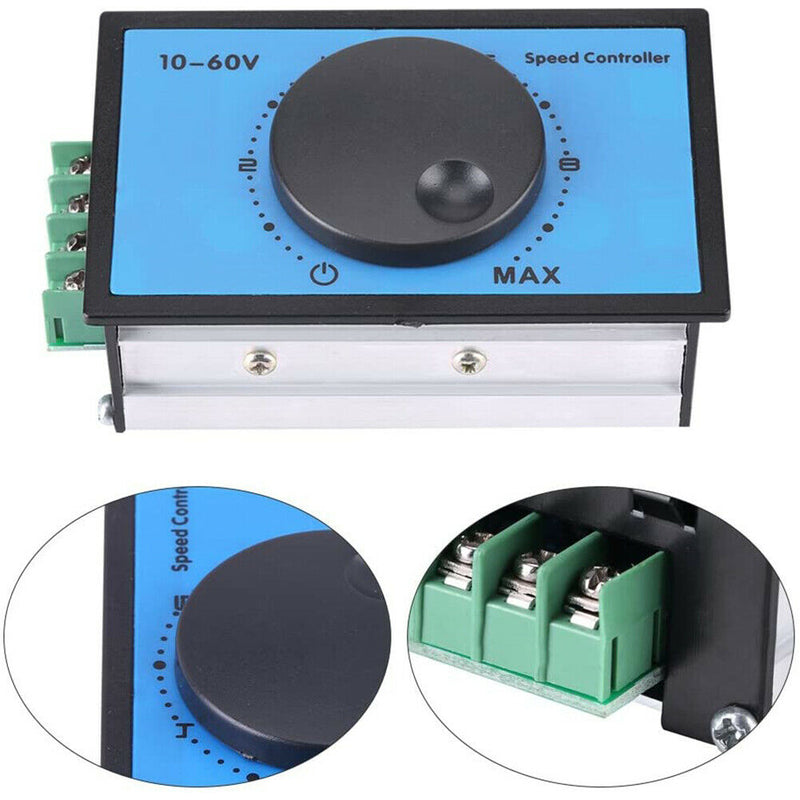 DC10-60V Driver Governor Motor Speed Controller PWM For 775 Regulator MAX 20A