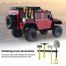 4pcs Simulation Shovel Hammer Axe for 1/10 RC Cralwer Car Decorative Kit