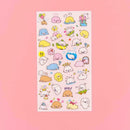 6Pcs Cute Cartoon Korean Decorative Stickers Adhesive Stickers DIY Stickers 2019